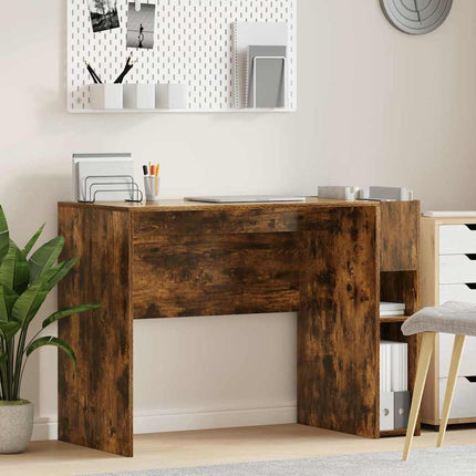 Skrivbord Rökt ek 109 x 50 x 78 cm Konstruerat trä