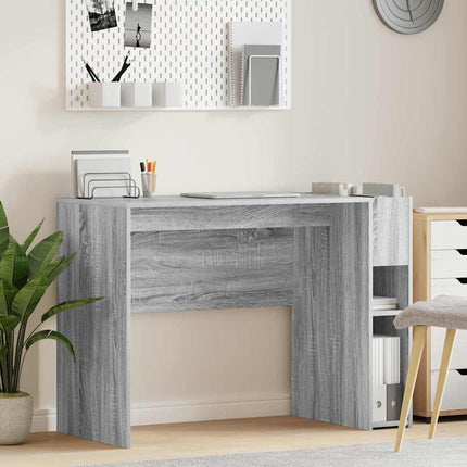 Skrivbord Grå Sonoma 109 x 50 x 78 cm Konstruerat trä