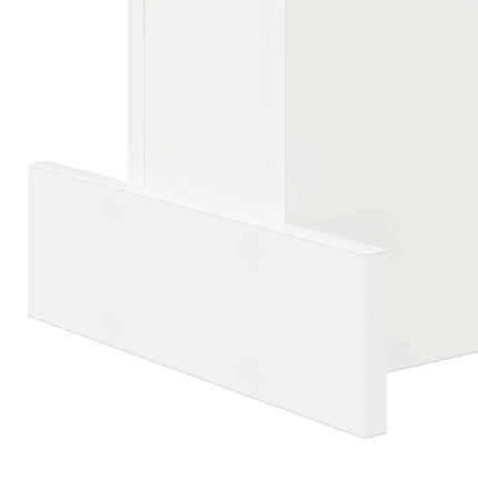 Sidobord Vit 35,5 x 35 x 40 cm Konstruerat trä