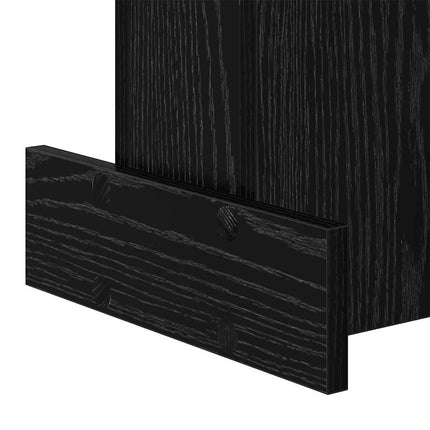 Sidobord Svart Ek 35,5 x 35 x 40 cm Konstruerat trä