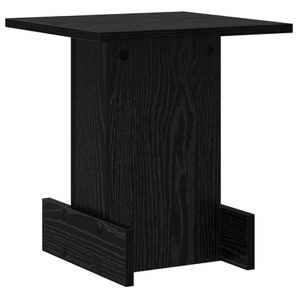 Sidobord Svart Ek 35,5 x 35 x 40 cm Konstruerat trä