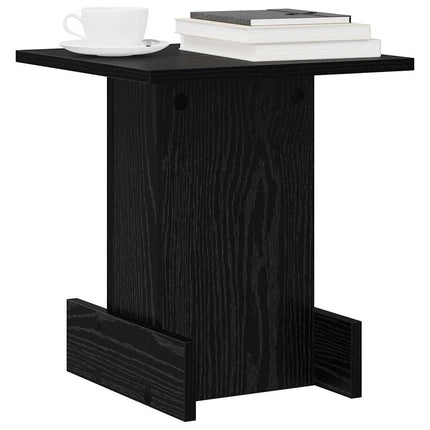 Sidobord Svart Ek 35,5 x 35 x 40 cm Konstruerat trä