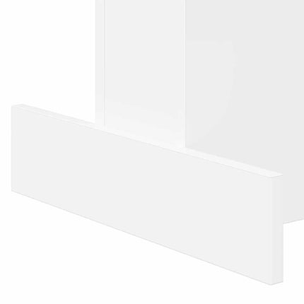 Sidobord Vit 44,5 x 45 x 55 cm Konstruerat trä