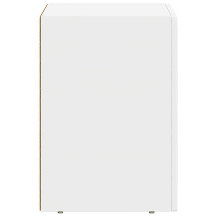 Sängbord 2 pcs Vit 29,5 x 33,5 x 50 cm Konstruerat trä