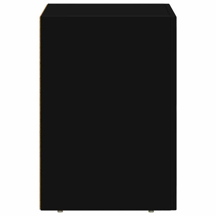 Sängbord 2 pcs Svart 29,5 x 33,5 x 50 cm Konstruerat trä