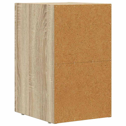 Sängbord 2 pcs Sonoma-ek 29,5 x 33,5 x 50 cm Konstruerat trä