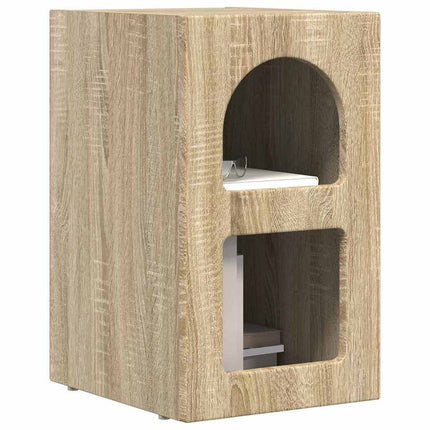 Sängbord 2 pcs Sonoma-ek 29,5 x 33,5 x 50 cm Konstruerat trä
