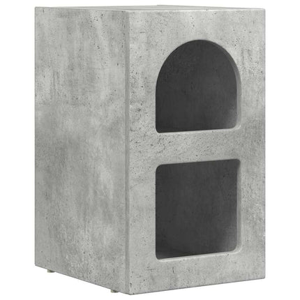 Sängbord Betonggrå 29,5 x 33,5 x 50 cm Konstruerat trä