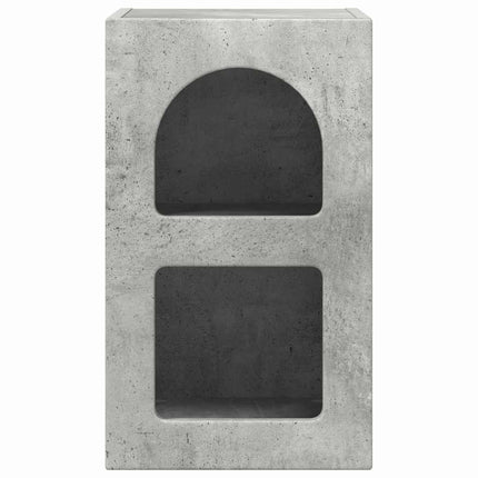 Sängbord ELST 2 st Betonggrå 29,5 x 33,5 x 50 cm
