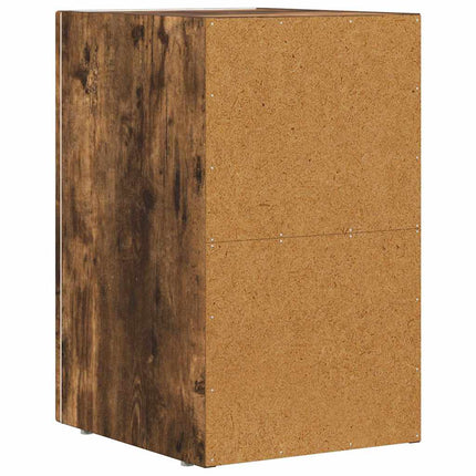 Sängbord Rökt ek 29,5 x 33,5 x 50 cm Konstruerat trä