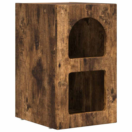 Sängbord ELST 2 st Rökt ek 29,5 x 33,5 x 50 cm Konstruerat trä