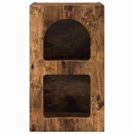 Sängbord ELST 2 st Rökt ek 29,5 x 33,5 x 50 cm Konstruerat trä