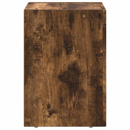 Sängbord 2 pcs Rökt ek 29,5 x 33,5 x 50 cm Konstruerat trä