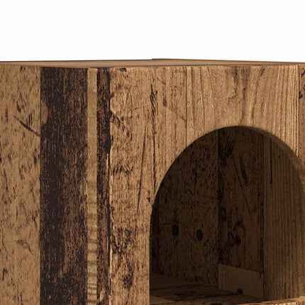 Sängbord ELST Gammalt trä 29,5 x 33,5 x 50 cm Konstruerat trä