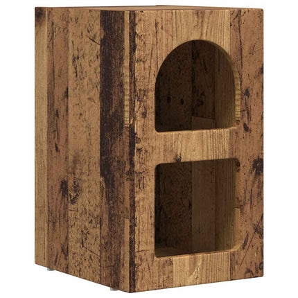 Sängbord Gammalt trä 29,5 x 33,5 x 50 cm Konstruerat trä