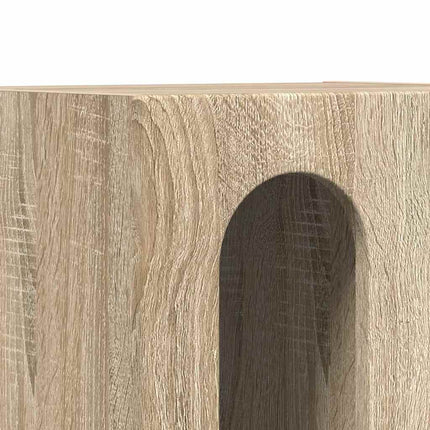 Sängbord 2 pcs Sonoma-ek 40 x 35 x 50 cm Konstruerat trä