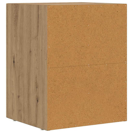 Sängbord 2 pcs Artisan Ek 40 x 35 x 50 cm Konstruerat trä