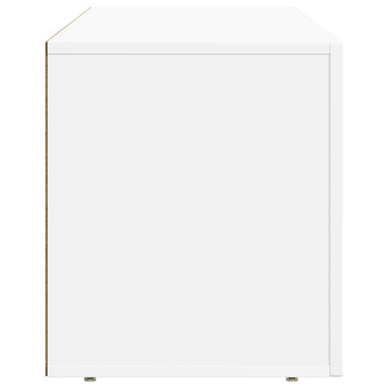 TV-skåp Vit 100 x 35 x 40 cm Konstruerat trä