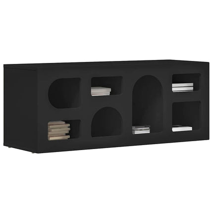 TV-skåp Svart 100 x 35 x 40 cm Konstruerat trä