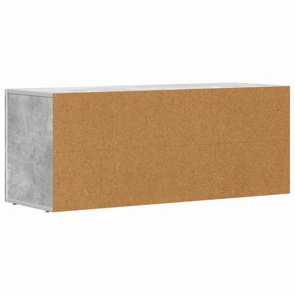 TV-skåp Betonggrå 100 x 35 x 40 cm Konstruerat trä