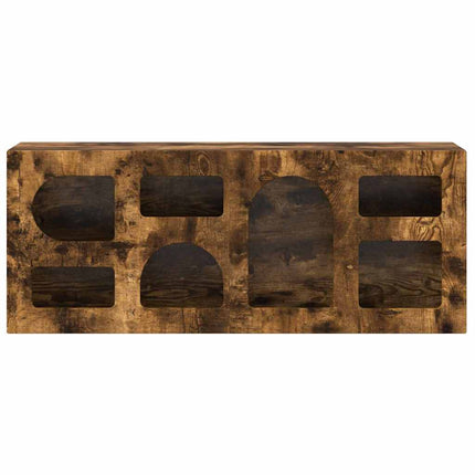 TV-skåp Rökt ek 100 x 35 x 40 cm Konstruerat trä