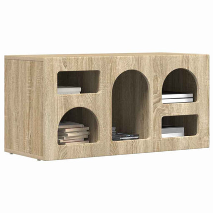 TV-skåp Sonoma-ek 80 x 35 x 40 cm Konstruerat trä