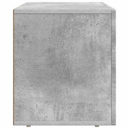 TV-skåp Betonggrå 80 x 35 x 40 cm Konstruerat trä