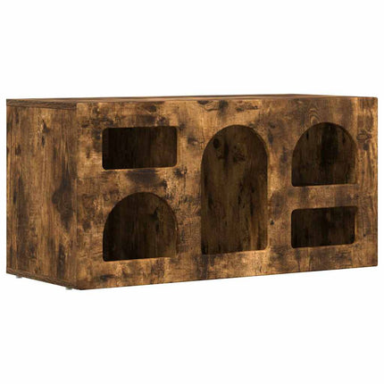 TV-skåp Rökt ek 80 x 35 x 40 cm Konstruerat trä