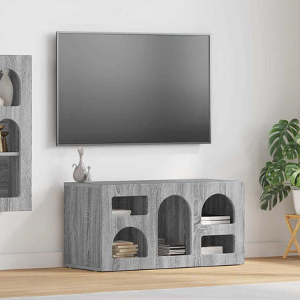TV-skåp Grå Sonoma 80 x 35 x 40 cm Konstruerat trä