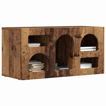 TV-skåp Gammalt trä 80 x 35 x 40 cm Konstruerat trä