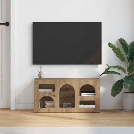 TV-skåp Artisan Ek 80 x 35 x 40 cm Konstruerat trä
