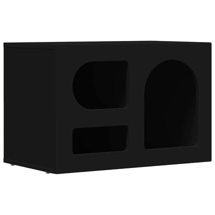 TV-skåp Svart 60 x 35 x 40 cm Konstruerat trä