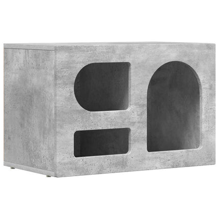 TV-skåp Betonggrå 60 x 35 x 40 cm Konstruerat trä