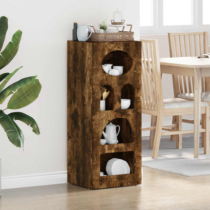 Sideboard Rökt ek 40 x 35 x 100,5 cm Konstruerat trä