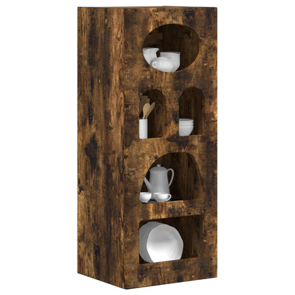 Sideboard Rökt ek 40 x 35 x 100,5 cm Konstruerat trä