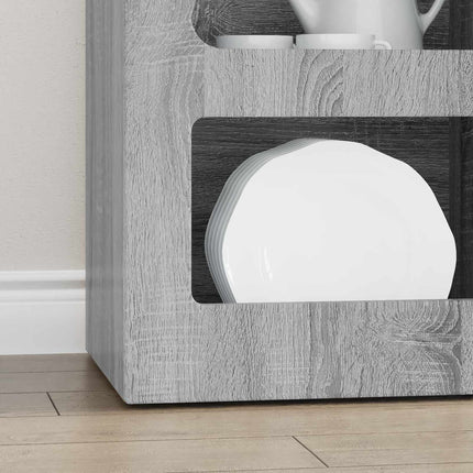 Sideboard ELST Grå Sonoma 40 x 35 x 100,5 cm Konstruerat trä