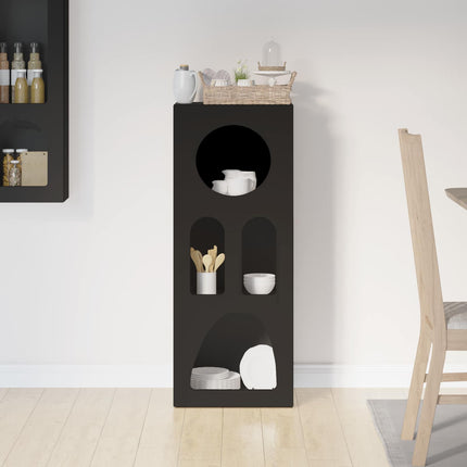 Sideboard Svart 40 x 35 x 100.5 cm Konstruerat trä