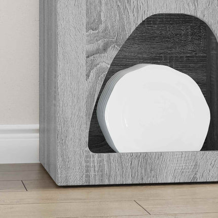 Sideboard Grå Sonoma 40 x 35 x 100.5 cm Konstruerat trä