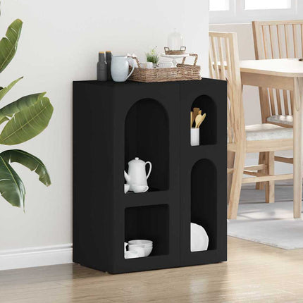 Sideboard Svart 59 x 35 x 80.5 cm Konstruerat trä