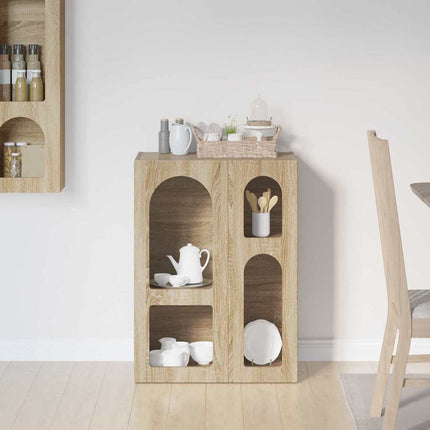 Sideboard Sonoma-ek 59 x 35 x 80.5 cm Konstruerat trä