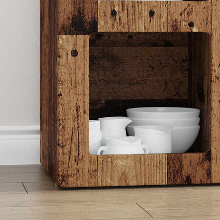 Sideboard Gammalt trä 59 x 35 x 80.5 cm Konstruerat trä