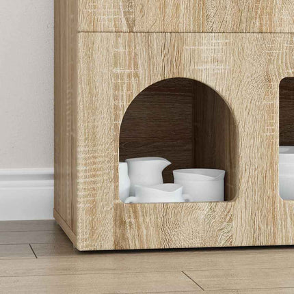 Sideboard Sonoma-ek 80,5 x 35 x 59 cm Konstruerat trä