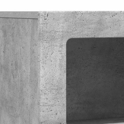 Sideboard Betonggrå 80,5 x 35 x 59 cm Konstruerat trä