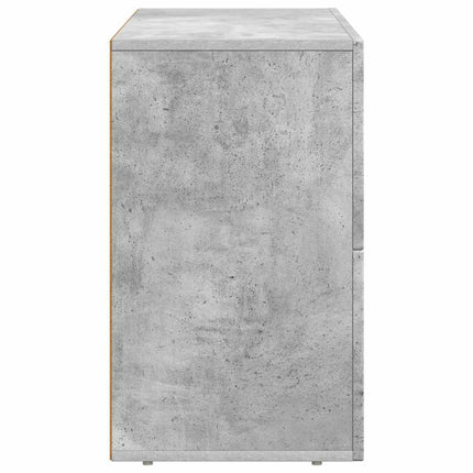 Sideboard Betonggrå 80,5 x 35 x 59 cm Konstruerat trä
