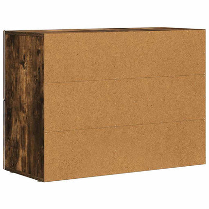 Sideboard ELST Rökt ek 80,5 x 35 x 59 cm Konstruerat trä