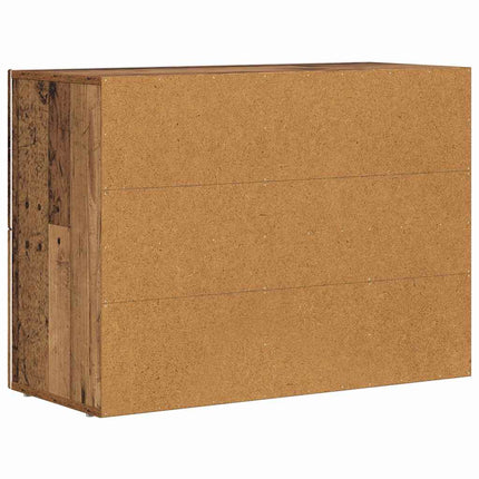 Sideboard Gammalt trä 80,5 x 35 x 59 cm Konstruerat trä