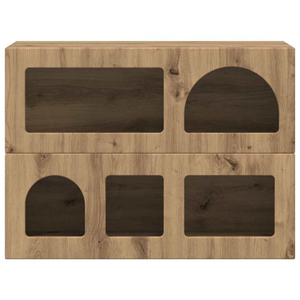Sideboard Artisan Ek 80,5 x 35 x 59 cm Konstruerat trä