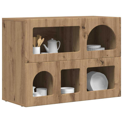 Sideboard Artisan Ek 80,5 x 35 x 59 cm Konstruerat trä