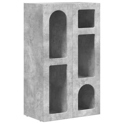 Sideboard Betonggrå 59 x 35 x 100,5 cm Konstruerat trä