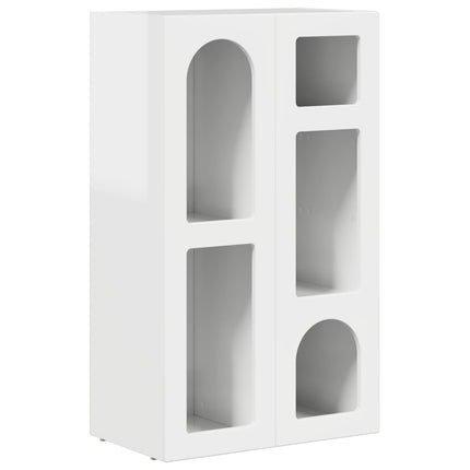 Sideboard Högblanka vita 59 x 35 x 100,5 cm Konstruerat trä